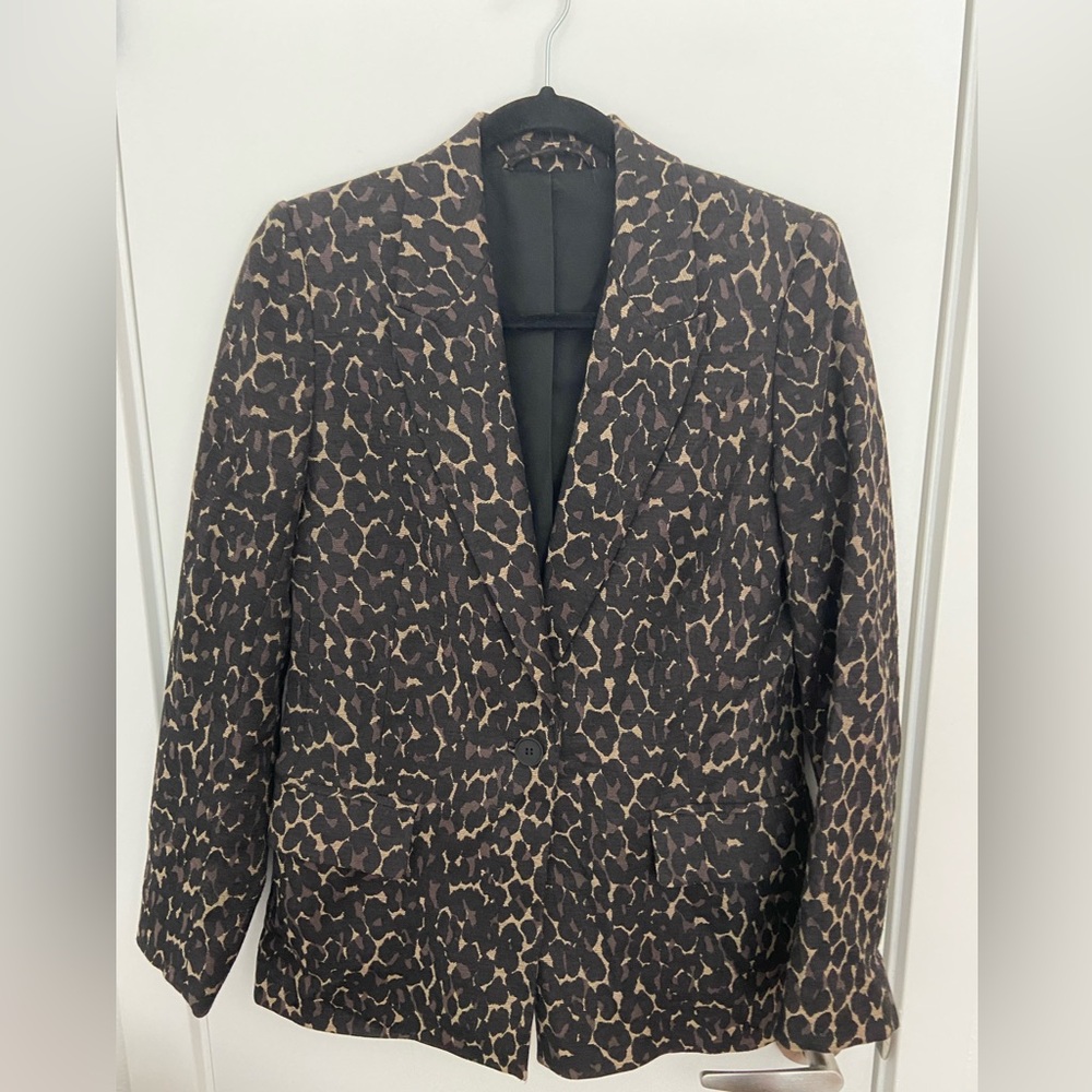 Allsaints Leopard Print Women's Blazer